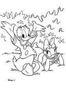 Katrien Duck kleurplaat 1